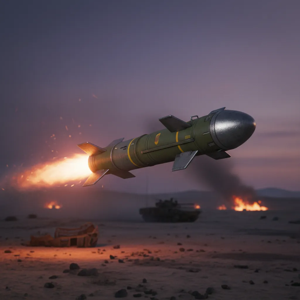 BGM-71 TOW (Cold War ATGM) — BGM-71 TOW wire-guided anti-tank missile system. Broken Front Tier-1 Missiles / Ordnance unit render.