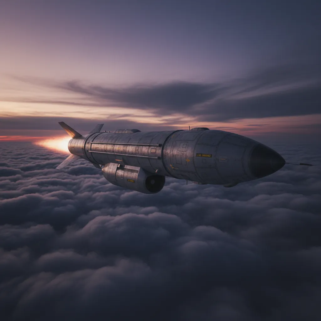AGM-28 Hound Dog (Early Cruise Missile) — AGM-28 Hound Dog early subsonic air-launched cruise missile. Broken Front Tier-1 Missiles / Ordnance unit render.