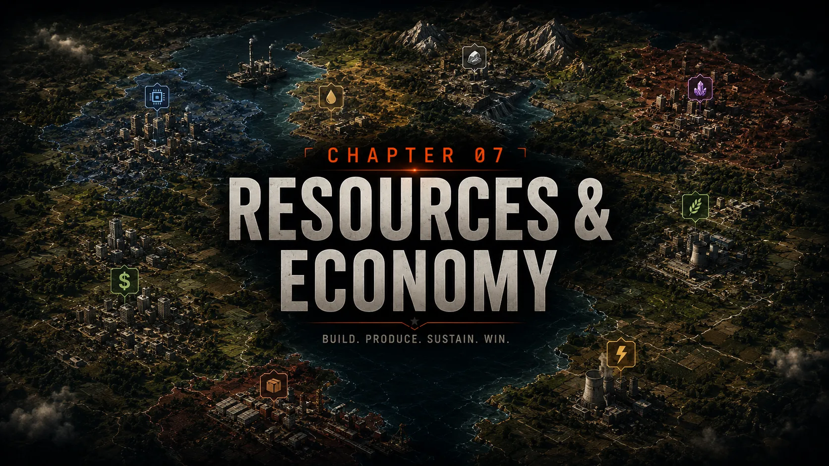 Chapter 07 — Resources & Economy. Build. Produce. Sustain. Win.