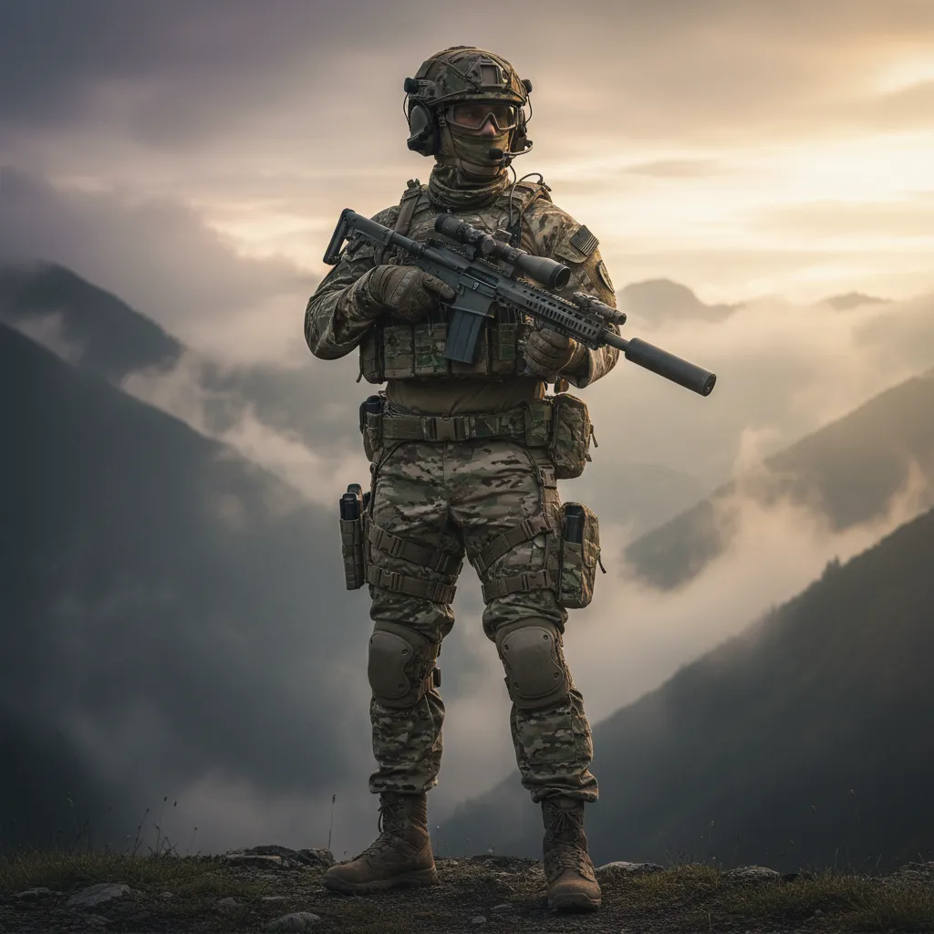 M21 Sniper (Vietnam Era Sniper) — M21 sniper rifle modified M14 with scope for precision fire. Broken Front Tier-1 Infantry unit render.